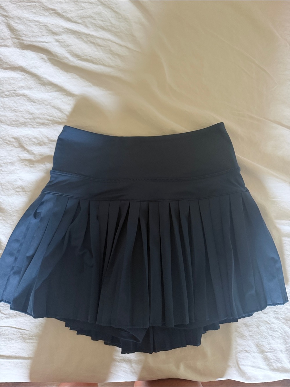 Navy gold hinge skirt